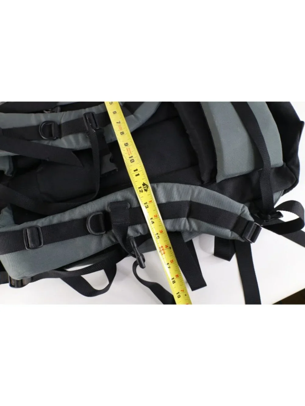 Vintage 90s Coleman Mountain Hiking Trekking Backpack Book Bag Pack Gray